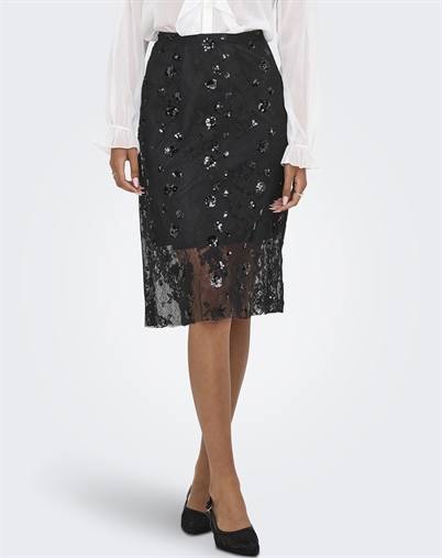  Only - ONLSinna Lace Nederdel - Black